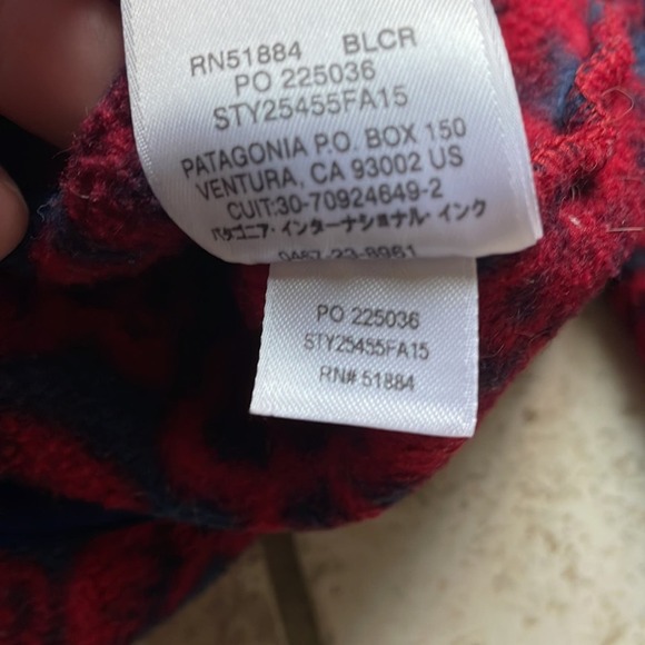 Patagonia Synchilla Snap T Lotus Flower Pullover in Barceloneta Red - Picture 14 of 16